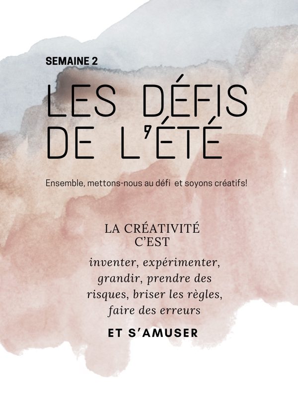 Défi de l’été 2