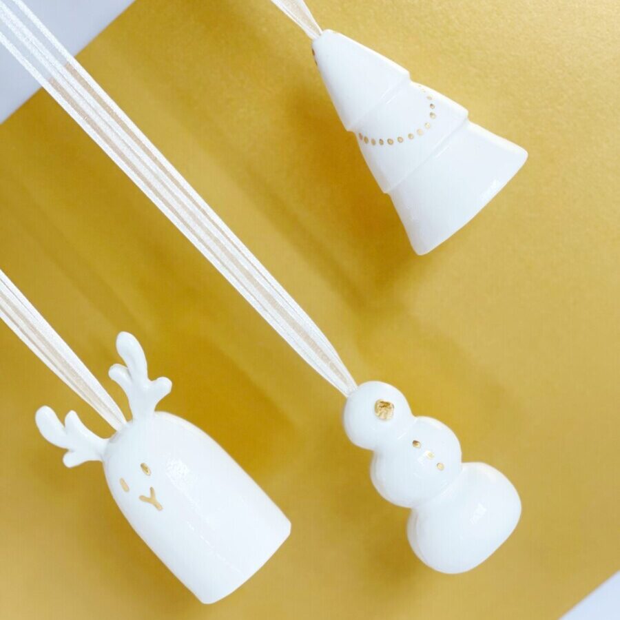 Trio de Noël pour le sapin