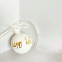 Boule de Noël personnalisée