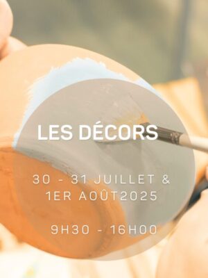 Les décors sur argile