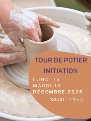 Initiation tour de potier - décembre