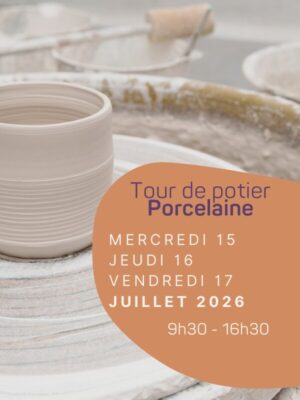 stage tour de potier porcelaine