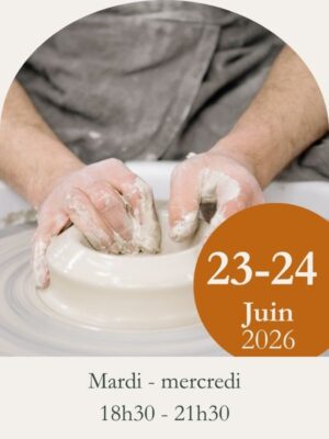 Initiation tour de potier - juin