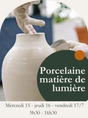 porcelaine matière et lumière