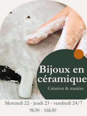 Bijoux en céramique — création & matière