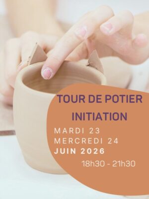 Initiation tour de potier - juin