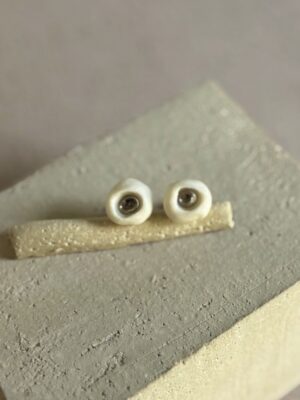 Empreinte - puces d'oreilles - argent