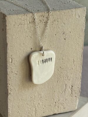 Empreinte - pendentif - argent